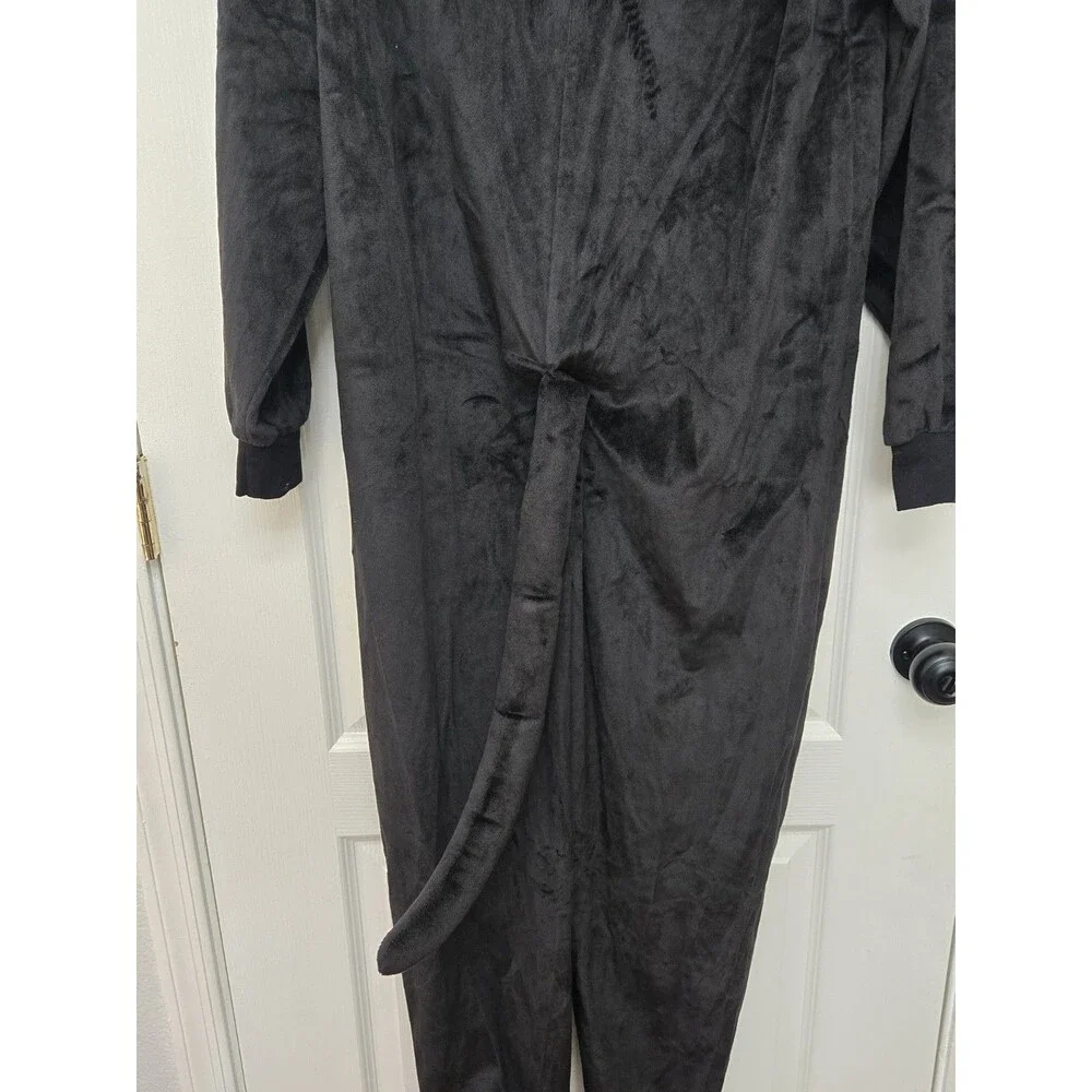 Disney Hocus Pocus Binx Black Cat Halloween Costume Suit Size Adult  S/M 4-8